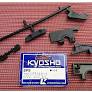 Kyosho Part #SP9 Front Axle & Suspension Holder Set Pure Ten Spider TF-2 TF-3