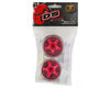 DS Racing Part #DS-DE-023 Drift Element 5 Spoke Drift Wheel (Pink Face/Chrome Lip/Chrome Rivets) (Adjustable Offset) w/12mm Hex