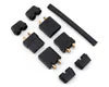 EcoPower Part #ECP-1541 4.5mm "TruCurrent" XT90 Polarized Connectors (2 Male/2 Female)