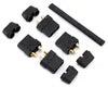 EcoPower Part #ECP-1553 4.5mm "TruCurrent" XT90 Polarized Battery Connectors (4 Female)