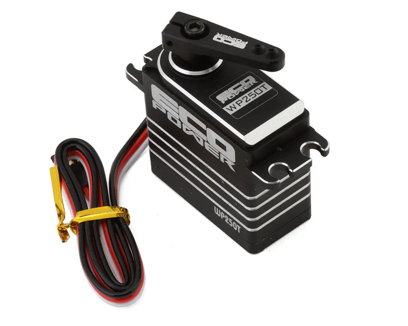 EcoPower Part #ECP-WP250T Waterproof MEGA Torque Metal Gear/Case Servo