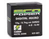 EcoPower Part #ECP-827 12g Digital Metal Gear Micro Servo (High Voltage) (Includes Aluminum Clamping Servo Horn)