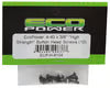 EcoPower Part #ECP-H-8104 4-40 "High Strength" Button Head Screws (10) (4-40x3/8")