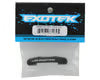 Exotek Part #EXO1337B RB6 Aluminum Rear Suspension Holder (Mid Motor) (Black)