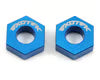 Exotek Part #EXO1437BLU B44 Aluminum Front Wheel Hex Set (Blue)