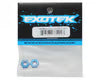 Exotek Part #EXO1437BLU B44 Aluminum Front Wheel Hex Set (Blue)