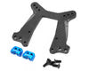 Exotek Part #EXO1440BLU B5 Carbon Front Tower (Flat Arm) (Blue)