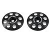 Exotek Part #EXO1665BLK 22mm 1/8 XL Aluminum Wing Buttons (2) (Black)
