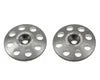 Exotek Part #EXO1665GUN 22mm 1/8 XL Aluminum Wing Buttons (2) (Gun Metal)