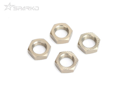 Powerhobby Sparko F8 Aluminum Wheel Nut (Hard Anodizing) (4pcs) - PowerHobby