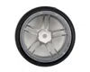 Firebrand RC Part #FBR1WHEICE085 Icestar D Pre-Mounted Slick Drift Tires (4) (Chrome) w/FireSickle Tires, 12mm Hex & 3mm Offset