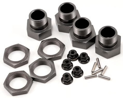 HPI Racing Part #102530 24mm Aluminum Wheel Hex Hub Set (Gray) (4)