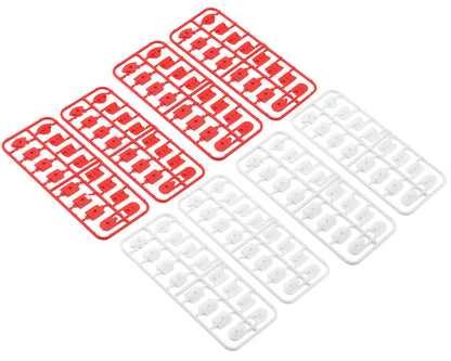 HPI Racing Part #161409 Nano-TTR Interlocking Curb Set (Red/White)