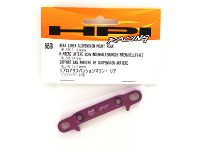HPI Racing Part #86528 Rear Lower Suspension Mount (Rear) PURPLE