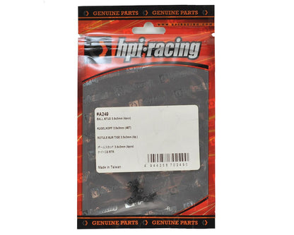 HPI Racing Part #A249 2x3.8x4.5mm A249 Ball (4)