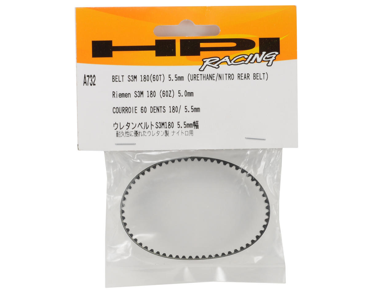 HPI Racing Part #A732 60T Urethane Rear Belt