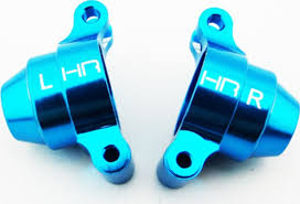 Hot Racing Part #ECE2206 Blue Aluminum Rear Knuckles Hub 1/18 4wd