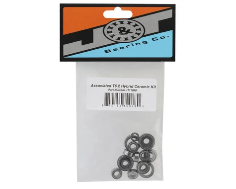 J&T Bearing Co. Part #JTB-JT11099 Associated T6.2 Bearing Kit (Hybrid Ceramic)