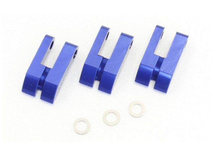 Kyosho IFW136 Blue Aluminum Clutch Shoe Set DBX 2.0 / Inferno / MFR - PowerHobby