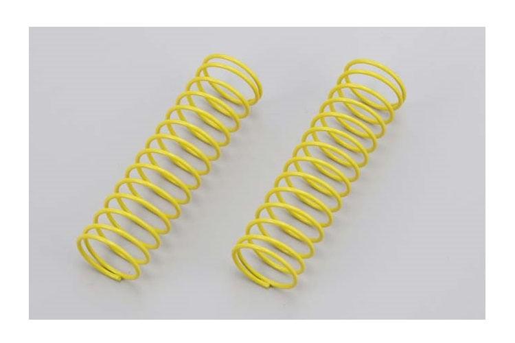 Kyosho RFW003-1211 64mm Yellow Shock Springs (2) Rock Force - PowerHobby