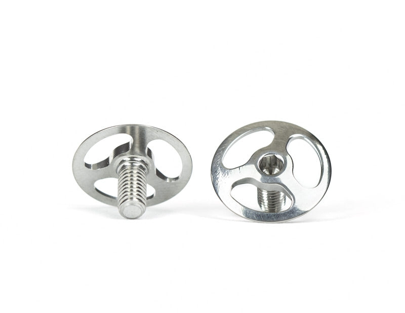 AVID Part #AV1067-P M3 Titanium Triad Wing Button Screws (2) (Polished)