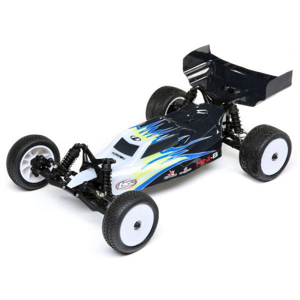 Losi LOS01016T2 1/16 Mini-B Brushed RTR 2WD Buggy Black - PowerHobby