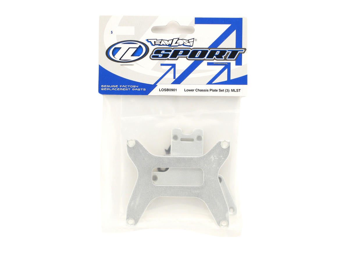 Team Losi Part #LOSB0901 Lower Chassis Plate Set (3):MLST/2)