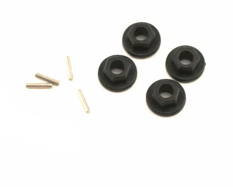 Team Losi Part #LOSB0944 Front/Rear Wheel Hex & Pin Set (4) (MLST/2)