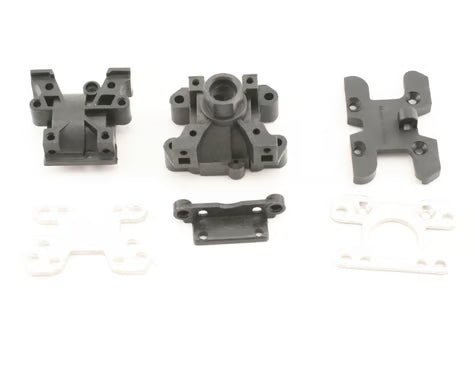 Team Losi Part #LOSB0946 Front/Rear Gearbox & Bracket Set (MLST/2)