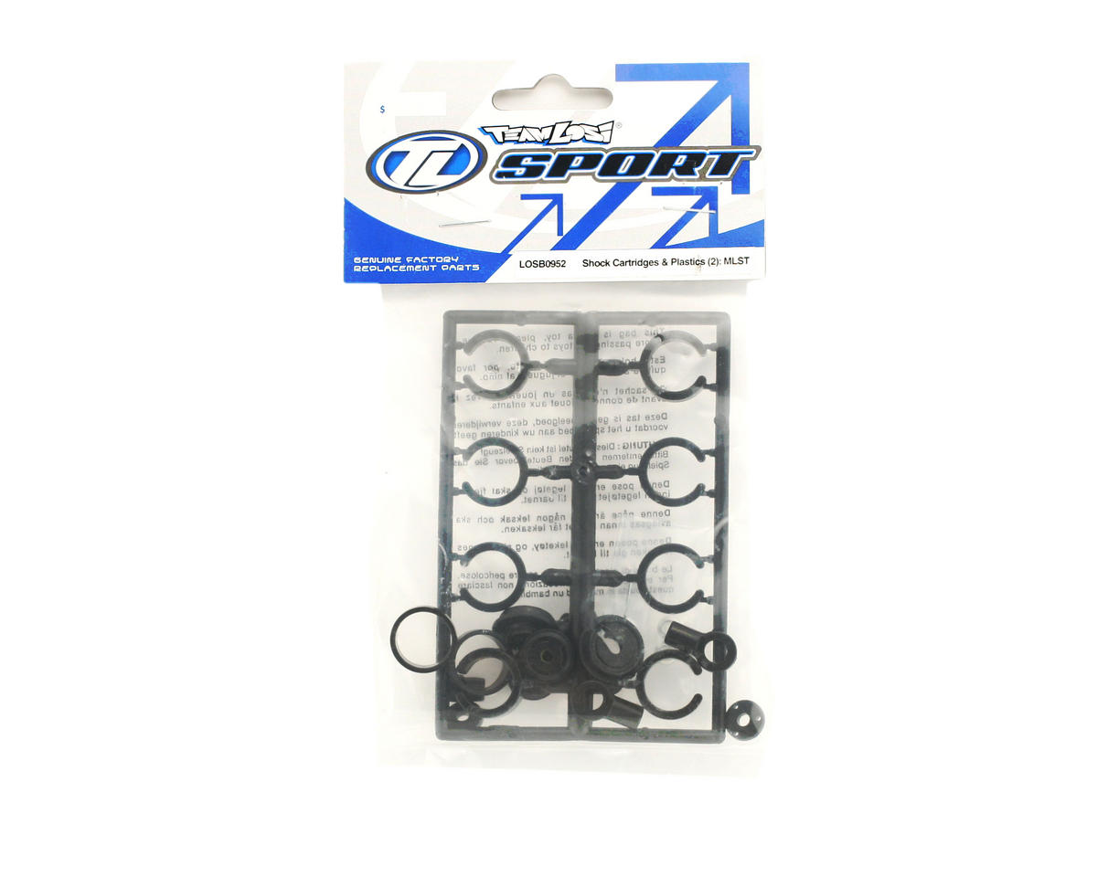 Team Losi Part #LOSB0952 Shock Cartridge & Plastic (2) (MLST)