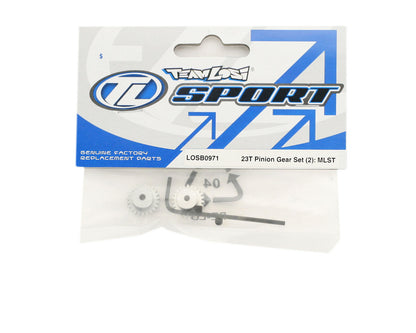 Team Losi Part #LOSB0971 23T Pinion Gear (2), 370 Motor (MLST/2)