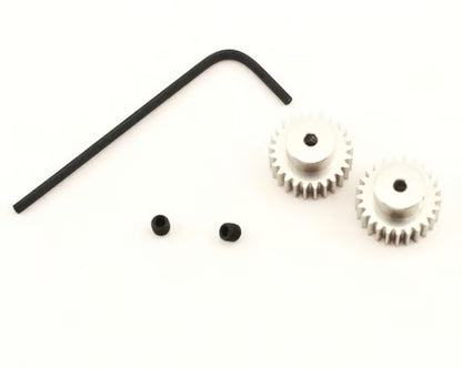 Team Losi Part #LOSB0973 25T Pinion Gear (2), 370 Motor (MLST/2)