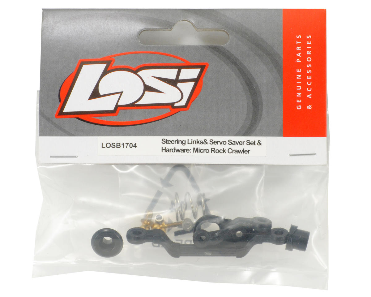 Team LOSI Part #LOSB1704 Steering Link, Servo Saver & Hardware Set: McRC