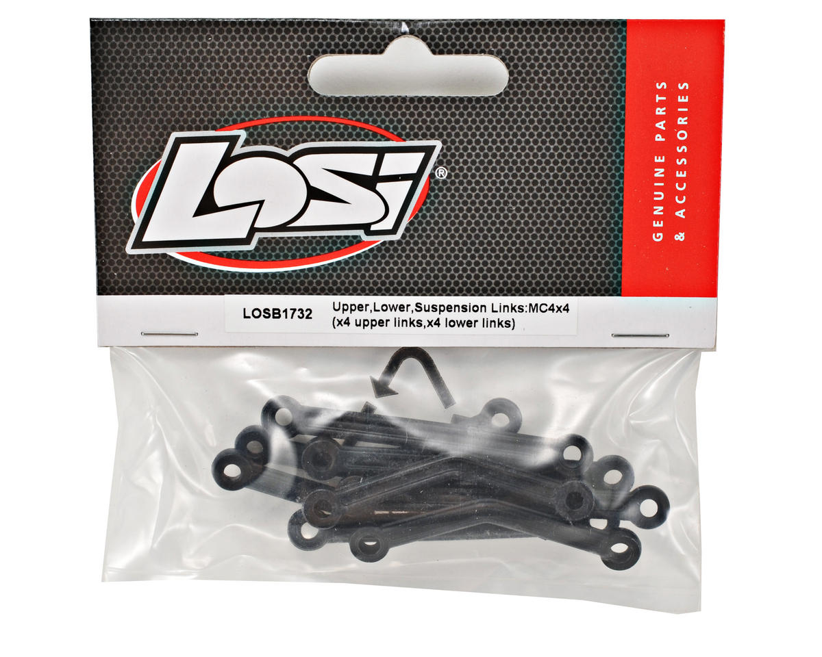 Team Losi Part #LOSB1732 Upper, Lower Suspension Link Set: Mc4x4