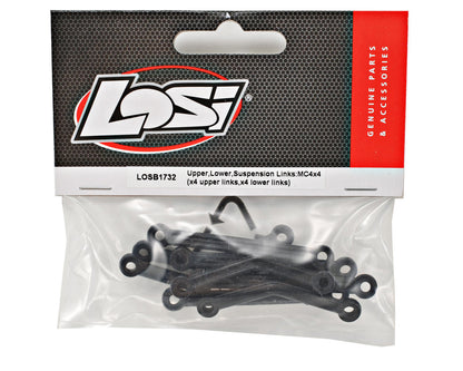 Team Losi Part #LOSB1732 Upper, Lower Suspension Link Set: Mc4x4