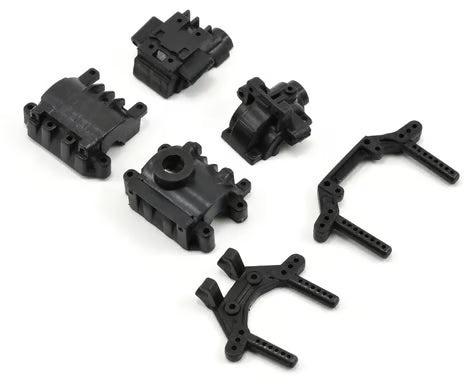 Team Losi Part #LOSB1743 Differential Cover & Shock Tower Set: Micro SCT, Rally