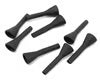 Team Losi Part #LOSB2905 Front & Rear Shock Boots (8) (Ten-T)