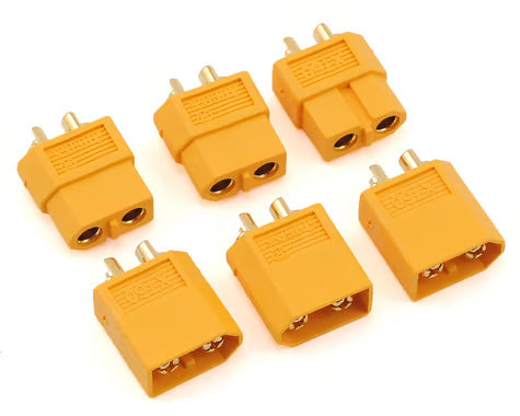 Maclan Part #MCL4045 XT60 Connectors (3 Sets)