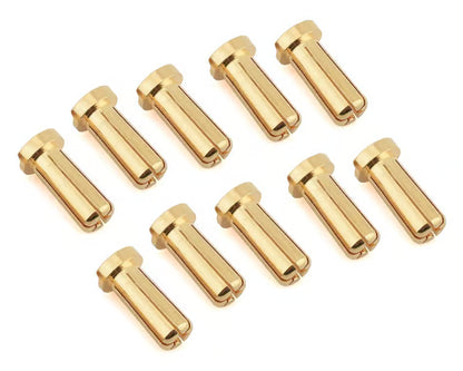 Maclan Part #Mcl4217 Max Current 5mm Low Profile Gold Bullet Connectors (10 Piece)