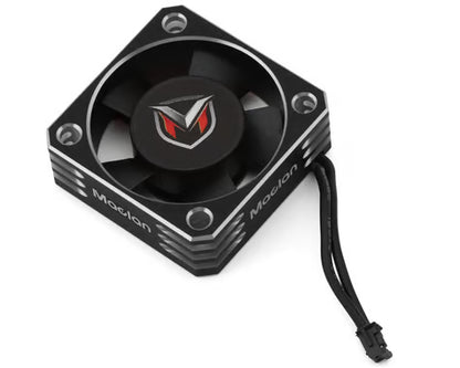 Maclan Part #MCL4366 30mm Aluminum V2 Hurricane HV Fan (Black/Silver)