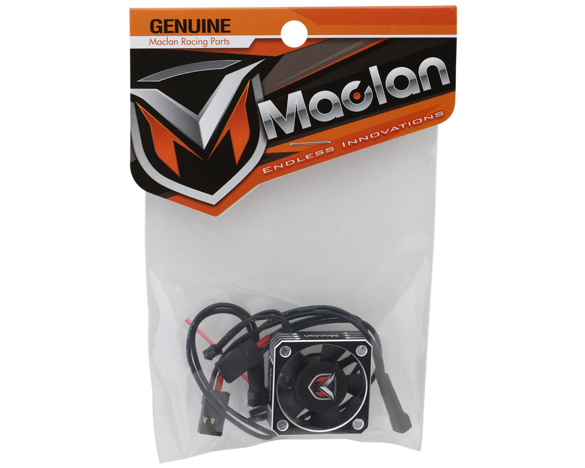 Maclan Part #MCL4366 30mm Aluminum V2 Hurricane HV Fan (Black/Silver)