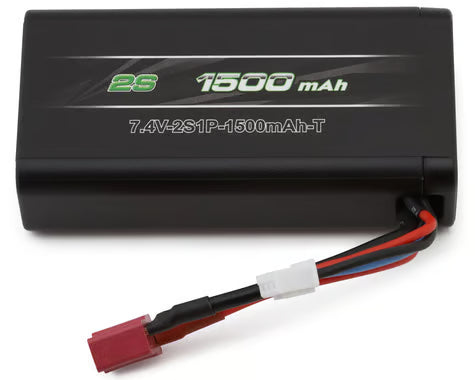 MJX HYPER GO Part #B2S15K 2S Hardcase LiPo Battery (7.4V/1500mAh) w/T-Style Connector
