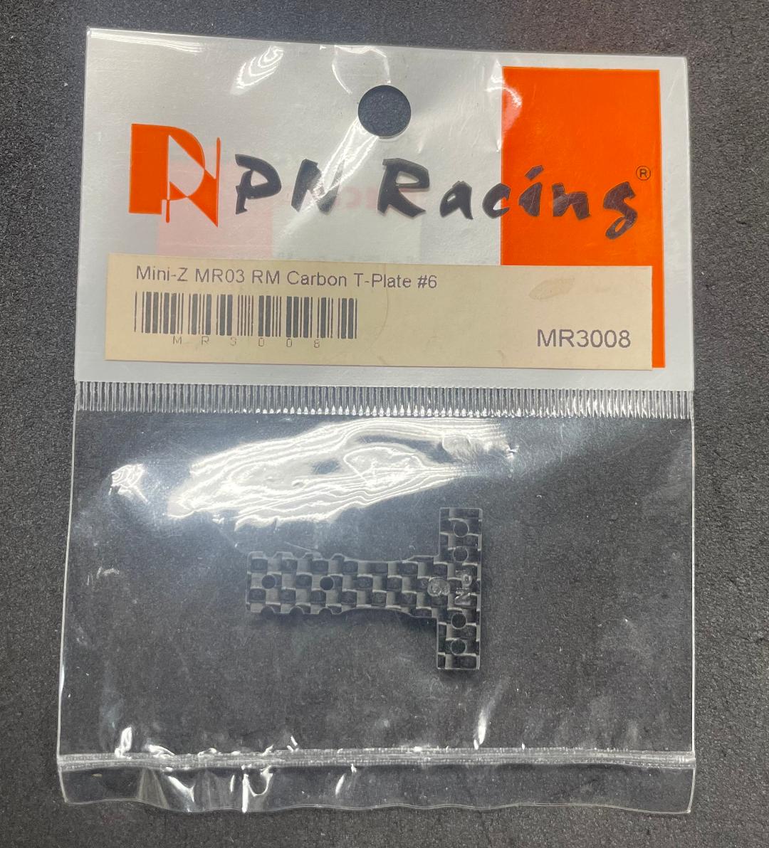 PN Racing Mini-Z MR03 RM Carbon T-Plate #6 Part #MR3008