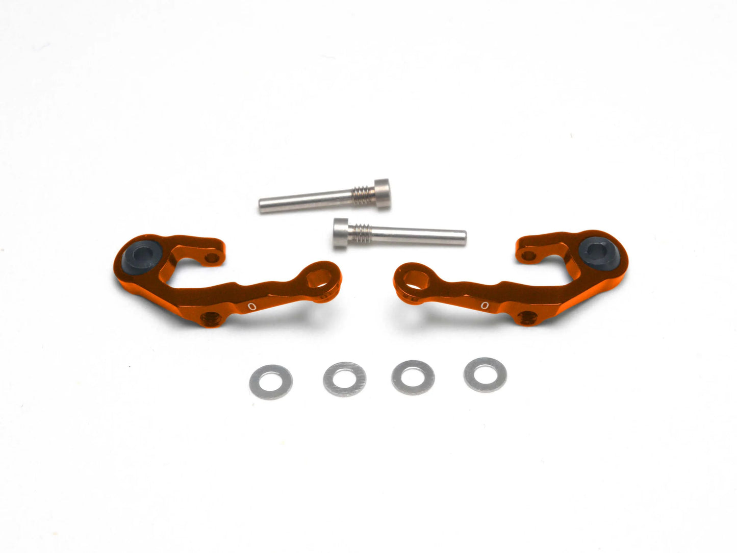 PN Racing Part#: MR3033 Mini-Z MR03 Alum Caster Upper Arm 0 Camber (Orange)