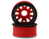 Nexx Racing Part #NXUSA-EVO-F+1-R Mini-Z RWD "JUD" EVO Front Threaded Side-Wall Carbon Fiber Rims (1mm Offset) (Red) (2)