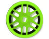 NEXX Racing Part #NX-USA-EVOAWD-F-1-GR Mini-Z AWD "JUD" EVO Front Threaded Side-Wall Carbon Fiber Rims (-1mm Offset) (Green) (2)