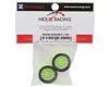 NEXX Racing Part #NX-USA-EVOAWD-F-1-GR Mini-Z AWD "JUD" EVO Front Threaded Side-Wall Carbon Fiber Rims (-1mm Offset) (Green) (2)