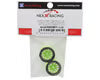 NEXX Racing Part #NX-USA-EVOAWD-F+2-GR Mini-Z AWD "JUD" EVO Front Threaded Side-Wall Carbon Fiber Rims (2mm Offset) (Green) (2)