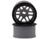 NEXX Racing Part #NXUSA-EVOAWD-R+1-G Mini-Z AWD "JUD" EVO Rear Threaded Side-Wall Carbon Fiber Rims (1mm Offset) (Grey) (2)