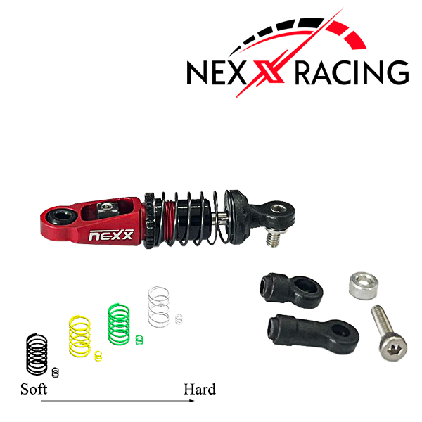 NEXX Racing Dual-Spring Oil Damper Red